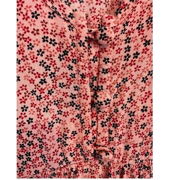 The Nines by HATCH™ Long Sleeve Maternity Dress in Clay Pink Floral Size M - Picture 6 of 15